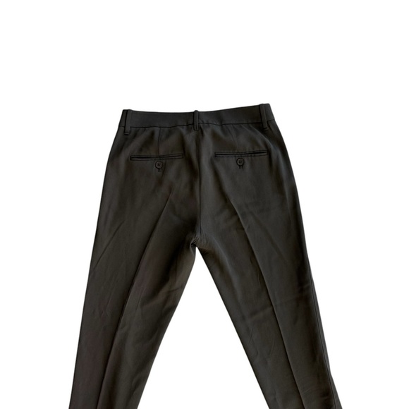 Vince Cigarette Trouser Brown Viscose Tapered Front Pleat Women's Pants Size 2 - Picture 5 of 8